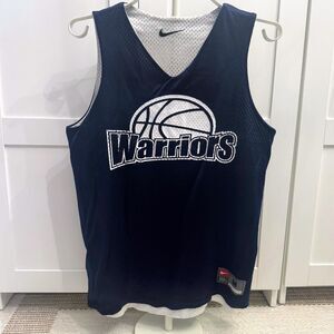 Vintage Nike Golden State Warriors Reversible Practice Jersey #24 Size M 90s